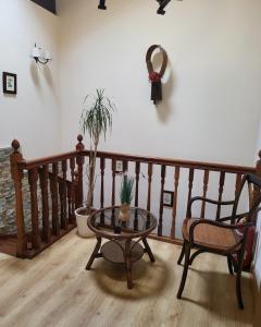 Posezení v ubytování Casa Rural Larraldea