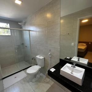 Kúpeľňa v ubytovaní ONIX AGUAS CLARAS