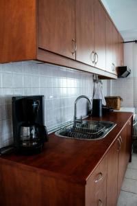 Kuchyň nebo kuchyňský kout v ubytování Nectar Apartments