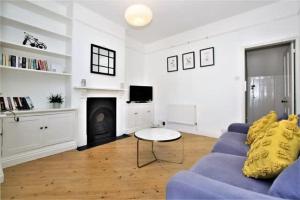 Seating area sa Cosy 2 bedroom Victorian townhouse in the town Centre