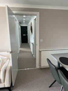 Zona d'estar a Glenshellach Apartment Oban