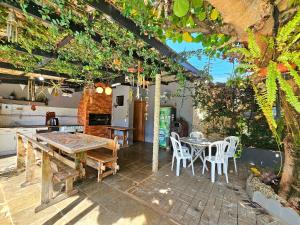 Zahrada ubytování Casa Familiar 4 quartos Piscina região Central Foz