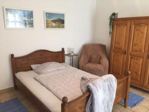 Ferienwohnungen Hanke Barbaraにあるベッド