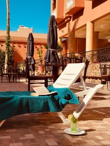 شرفة أو تراس في Hotel Idou Tiznit