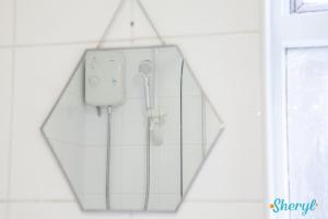 a shower in a bathroom with a glass wall at Liverpool City Flat 4 by Sheryl - Close to City Center, Anfield Stadium and Airport with free business super fast fibre broadband in Liverpool