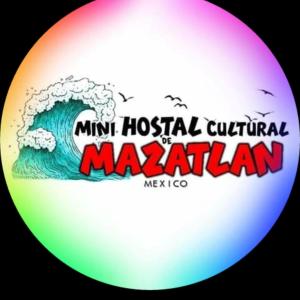 um sinal para o aquário teatral de marakhain de Miami em Mini Hostal Cultural de Mazatlán em Mazatlán