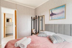 Ένα ή περισσότερα κρεβάτια σε δωμάτιο στο RNN - Cabanas estilo Tiny House