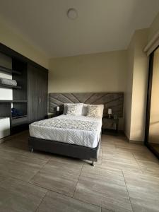 Postel nebo postele na pokoji v ubytování Hotel Le Falep & Spa