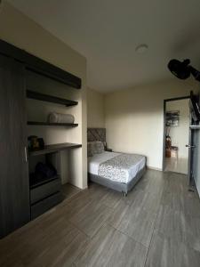 Postel nebo postele na pokoji v ubytování Hotel Le Falep & Spa