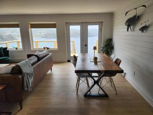Posezení v ubytování Seaclusion Twillingate