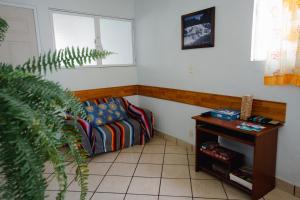 Posezení v ubytování Hostal Casa Del Sol Comitan