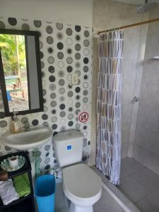 Koupelna v ubytování Casita campestre independiente hasta 4 personas