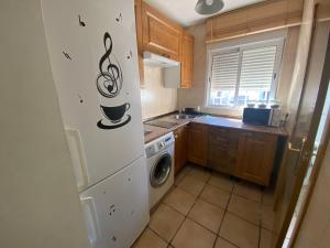 Kuchyň nebo kuchyňský kout v ubytování Casa Duna