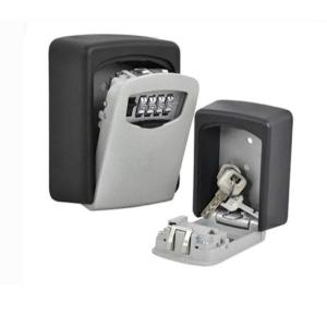 a locking box with a key in it at Suit Appartment - Ajman in Ajman 
