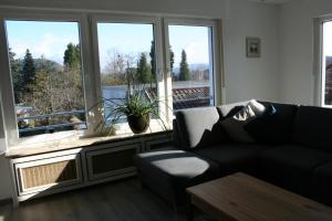 Posezení v ubytování Ferienwohnung Löwenburg