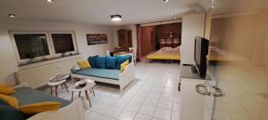 TV/Unterhaltungsangebot in der Unterkunft Private 1-2,5 -Zimmer-Wohnung mit Terrasse