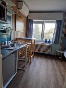 Kuchyň nebo kuchyňský kout v ubytování Adagio 2 Brugge