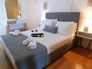 Postel nebo postele na pokoji v ubytování Villa Elia