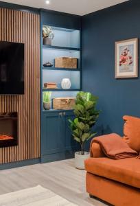 TV a/nebo společenská místnost v ubytování Barley View Luxury Home