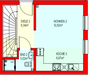 Půdorys ubytování Appartements Bergliebe