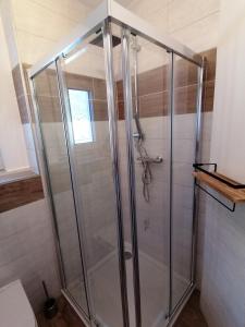 Koupelna v ubytování Appartements Bergliebe