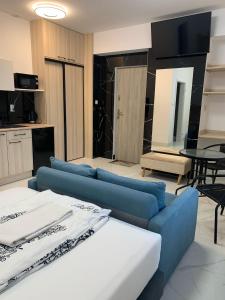 Kuchyň nebo kuchyňský kout v ubytování Apartamenty Św.Rocha