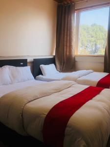 Letto o letti in una camera di Hotel Odaan