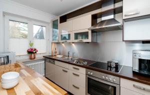 Küche/Küchenzeile in der Unterkunft Ferienhaus Sprotte
