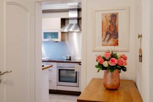 Küche/Küchenzeile in der Unterkunft Ferienhaus Sprotte