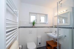 Ein Badezimmer in der Unterkunft Ferienhaus Sprotte