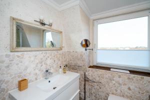 Ein Badezimmer in der Unterkunft Ferienhaus Sprotte