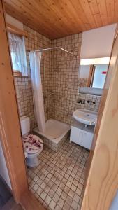 Vannituba majutusasutuses Chalet Arrabona