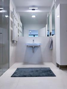 Kylpyhuone majoituspaikassa LUXUS-Apartment mit Weitblick