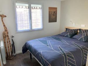 Postel nebo postele na pokoji v ubytování Maison belle capacité Avoine