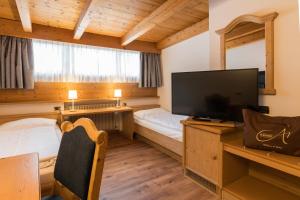TV a/nebo společenská místnost v ubytování Hotel Armin