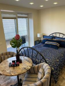 Ένα ή περισσότερα κρεβάτια σε δωμάτιο στο All Seasons Palanga Apartaments