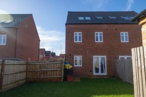 Bygningen som feriehuset ligger i