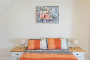 Ένα ή περισσότερα κρεβάτια σε δωμάτιο στο Home in Hugglescote - Long stays