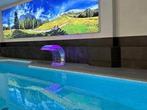 Bazén v ubytovaní Hotel Hubertushof - Ihr Hotel mit Herz alebo v jeho blízkosti
