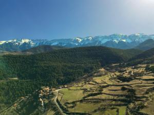 Paisaje cerca de este chalet de montaña