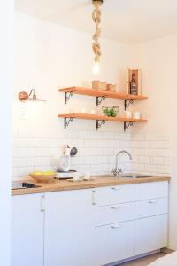 Kuchyň nebo kuchyňský kout v ubytování DVĚ SKLENIČKY - Apartmán