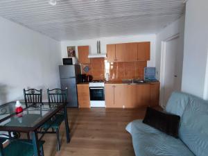 a living room with a couch and a table at Apartmani Matan Vir in Vir