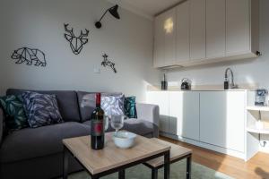 Kuchyň nebo kuchyňský kout v ubytování Rodinný apartmán v srdci Krkonoš