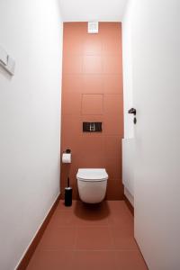 Koupelna v ubytování Rodinný apartmán v srdci Krkonoš