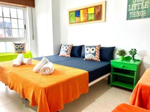 Cama o camas de una habitación en Green Hostel Galicia