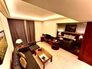 Istumisnurk majutusasutuses King Suites Hotel