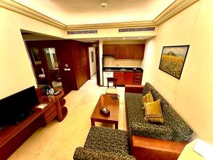 Istumisnurk majutusasutuses King Suites Hotel