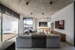 Χώρος καθιστικού στο Luxury Villa Vulcano Lajares