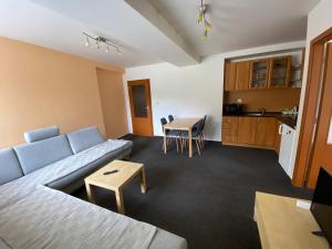 Kuchyň nebo kuchyňský kout v ubytování Apartman A1 Golem