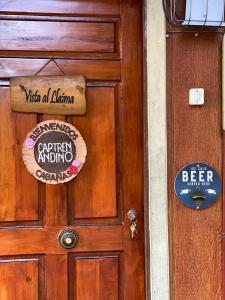Certifikát, hodnocení, plakát nebo jiný dokument vystavený v ubytování Cabañas Captren Andino